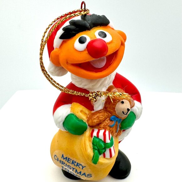 Henson Other - Ernie Vintage Christmas Ornament Figurine Sesame Street 1995 Jim Henson Muppets